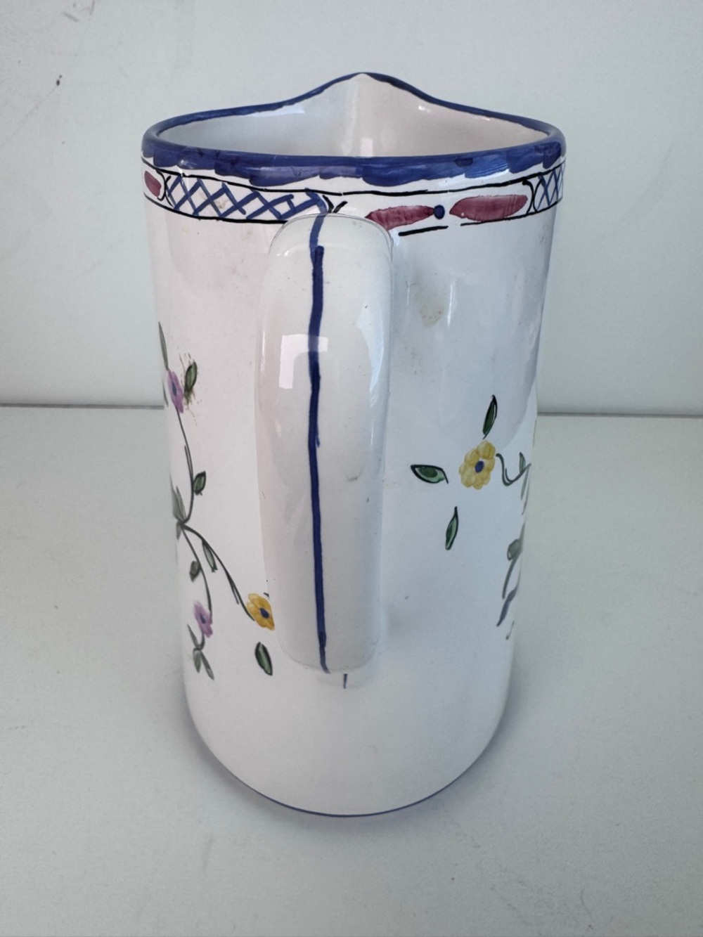 Tiffany & Co. Hand-Painted Pitcher Made in Portugal - Picture 6 of 8